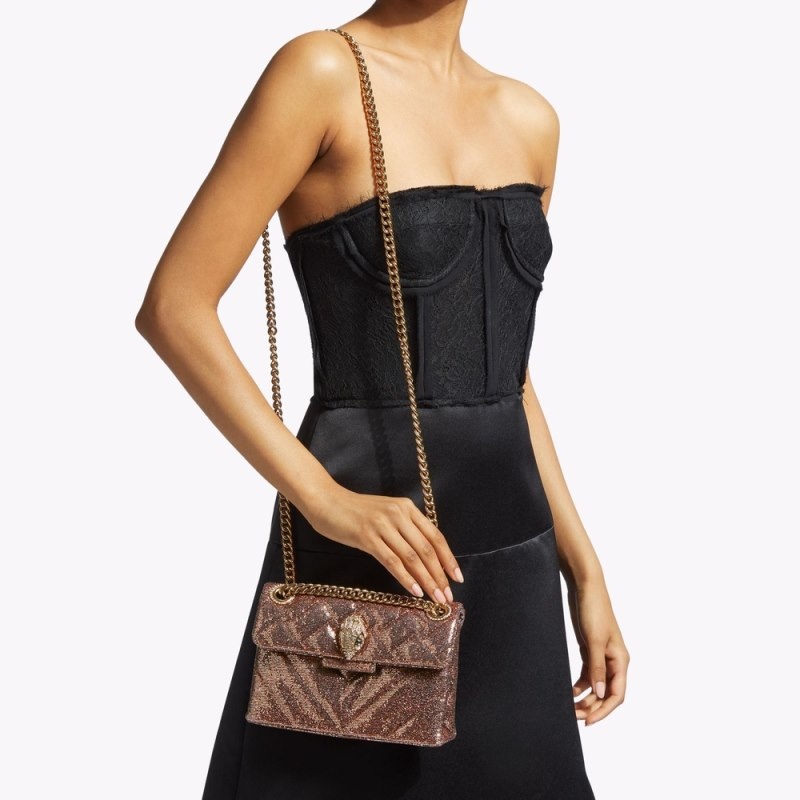 Kurt Geiger Mini Lurex Kensington Bronze | QNJG4497