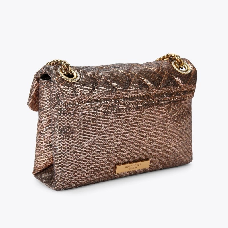Kurt Geiger Mini Lurex Kensington Bronze | DQYV5328