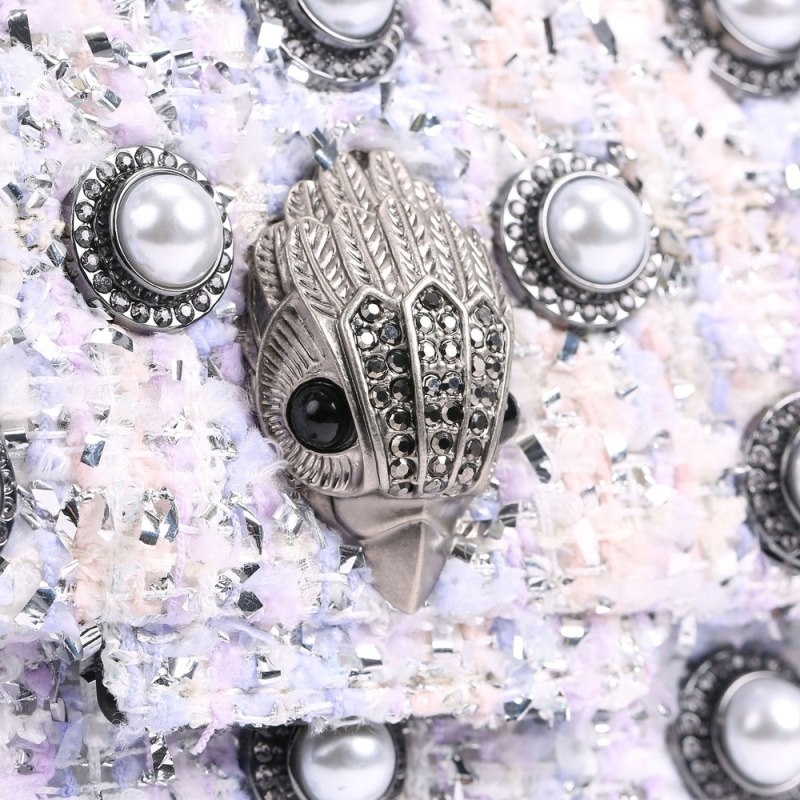 Kurt Geiger Mini Tweed Kensington Lilac | PKEA8486