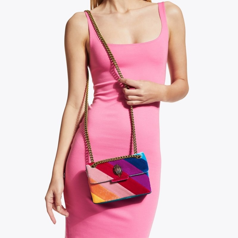 Kurt Geiger Mini Velvet Kensington Colorati | GDGR2161