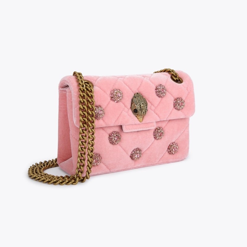 Kurt Geiger Mini Velvet Kensington Roz | WQUT8694