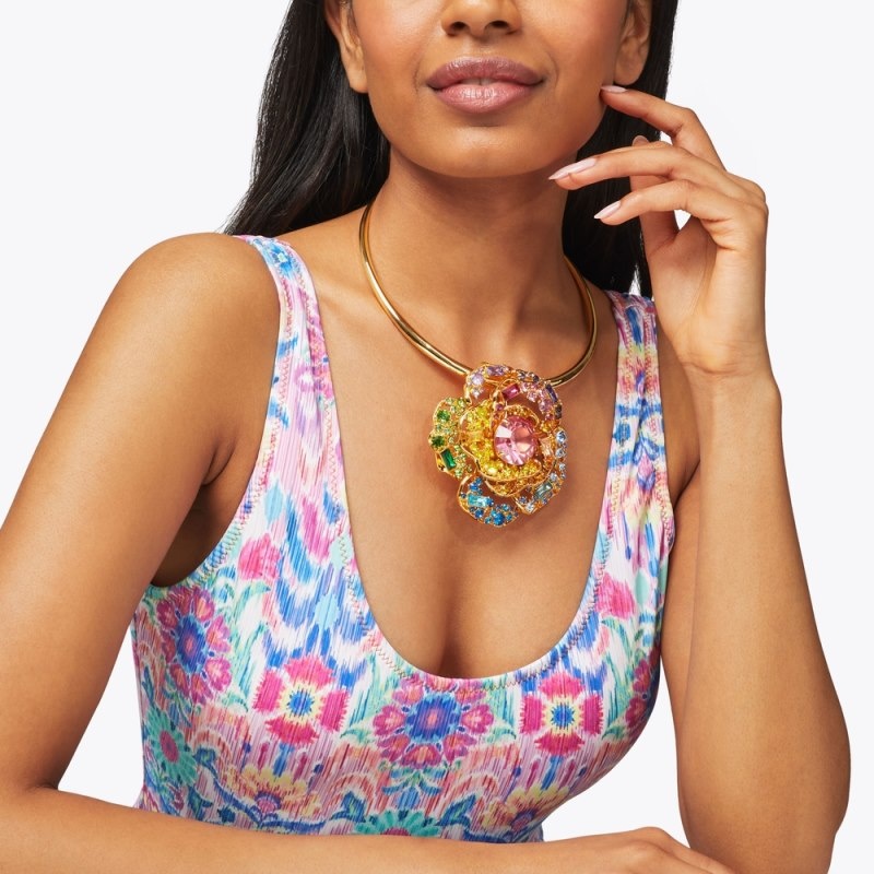 Kurt Geiger Mw Bloom Necklace Colorati | DLFG0069