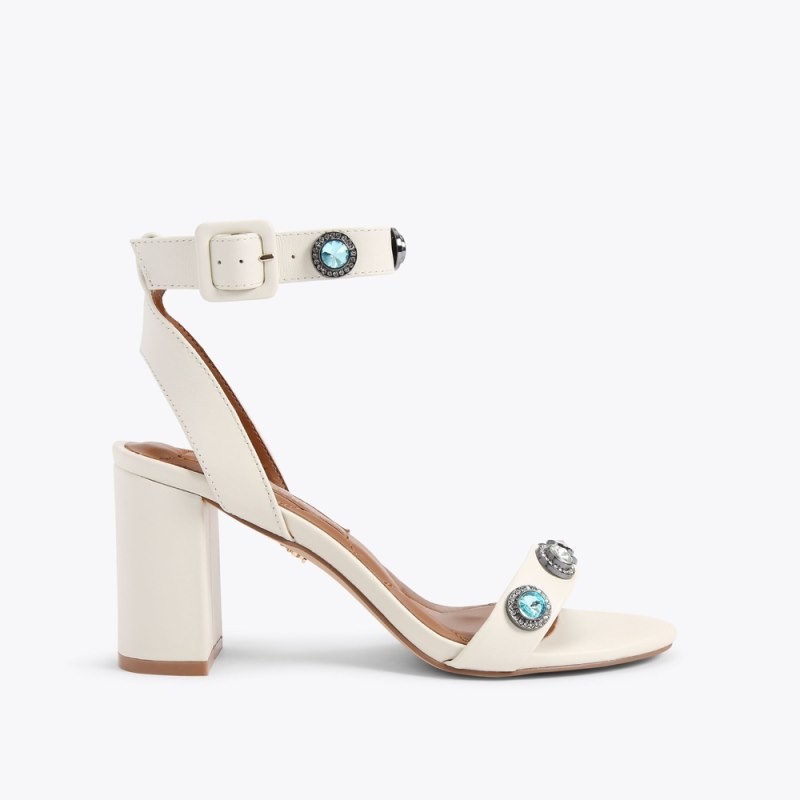 Kurt Geiger Octavia Block Bone | PUBQ2680