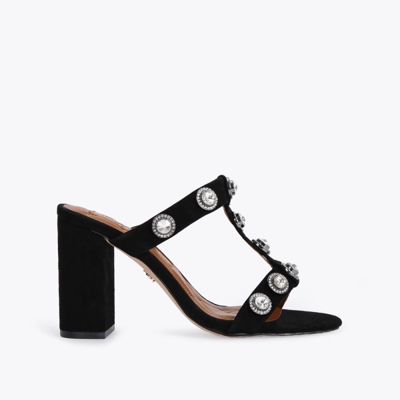 Kurt Geiger Octavia Block Mule Negrii | AJPX6042