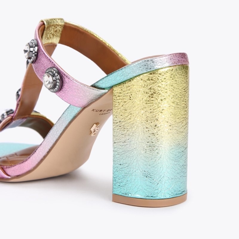Kurt Geiger Octavia Block Mule Roz | VYBM5089