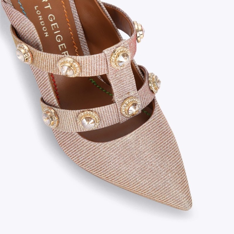 Kurt Geiger Octavia Mule Aurii | JRAJ7338