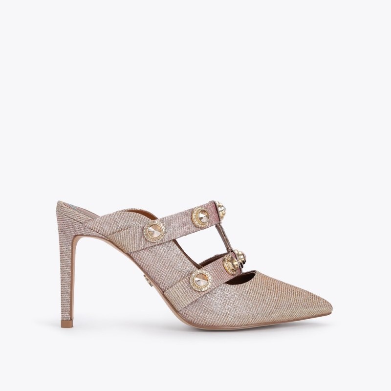 Kurt Geiger Octavia Mule Aurii | JRAJ7338