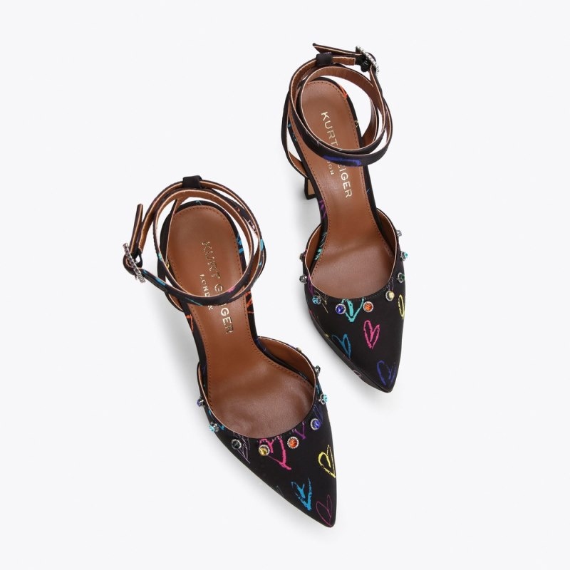 Kurt Geiger Octavia Platforma Negrii | HWUF2174