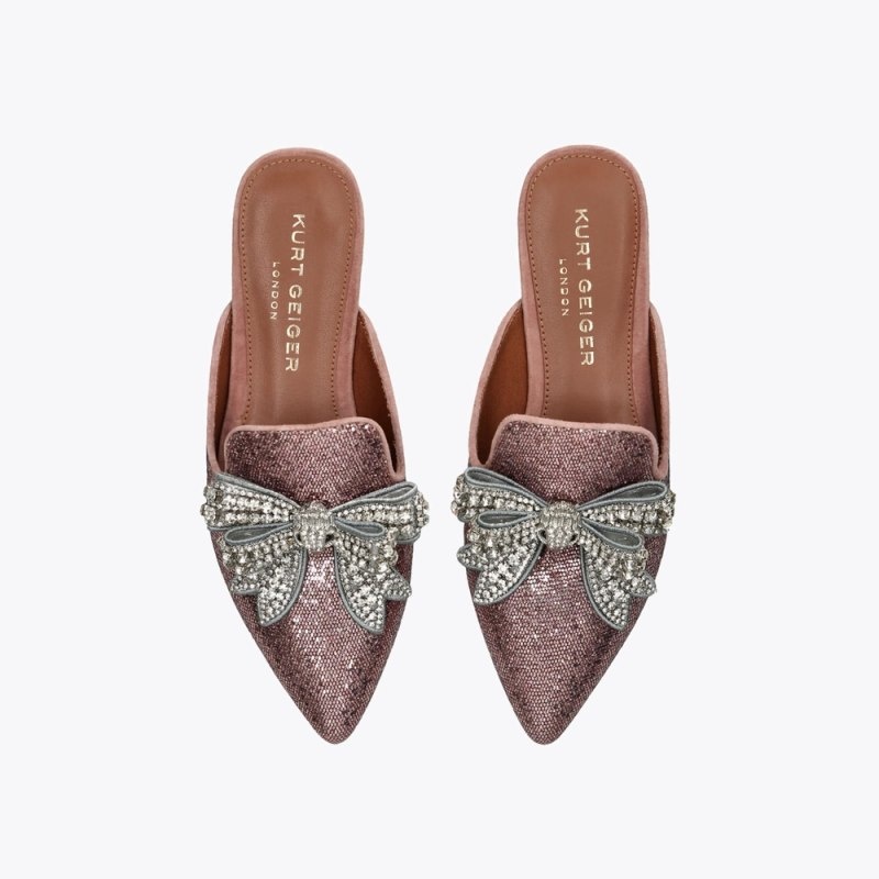 Kurt Geiger Olive Bow Mule Roz | BKUI8330