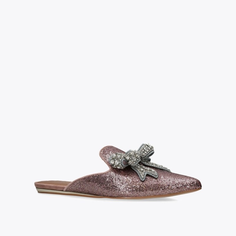 Kurt Geiger Olive Bow Mule Roz | BKUI8330