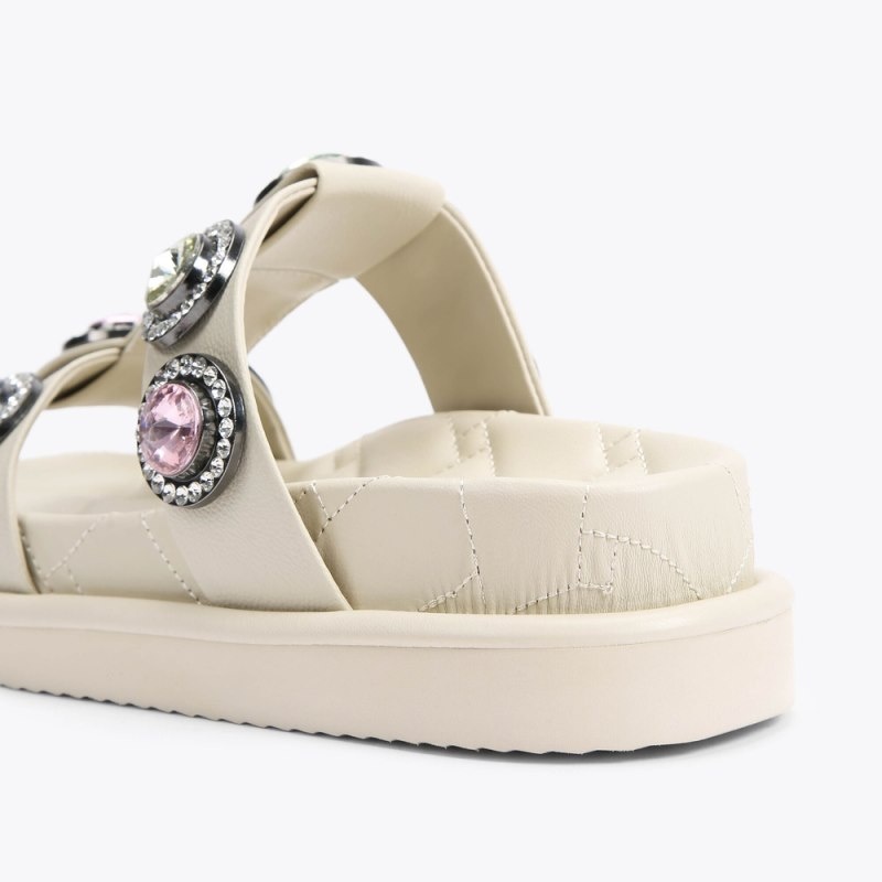 Kurt Geiger Orson Crystal Bone | UFWC3002