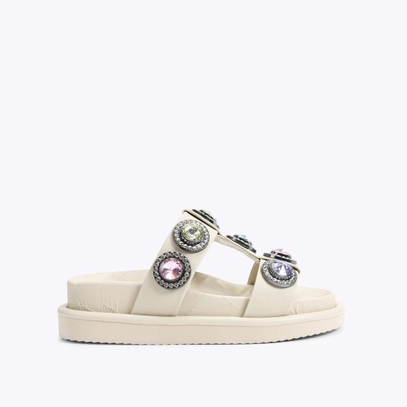 Kurt Geiger Orson Crystal Bone | UFWC3002