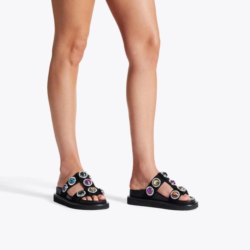 Kurt Geiger Orson Crystal Negrii | RZVK2123