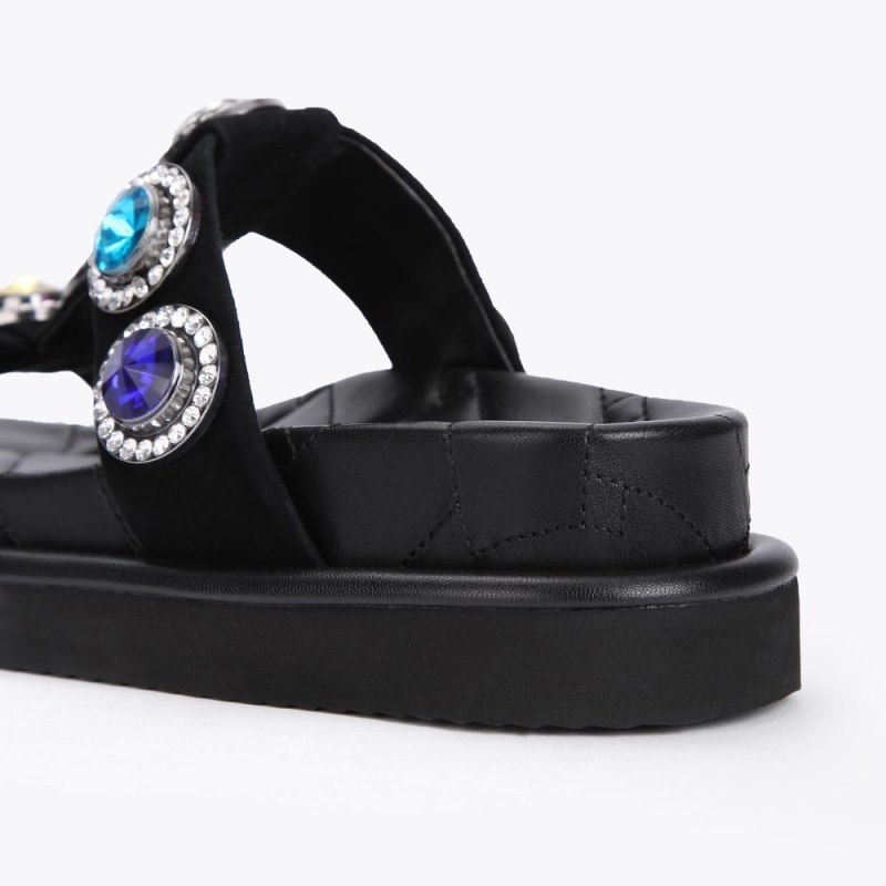 Kurt Geiger Orson Crystal Negrii | RZVK2123