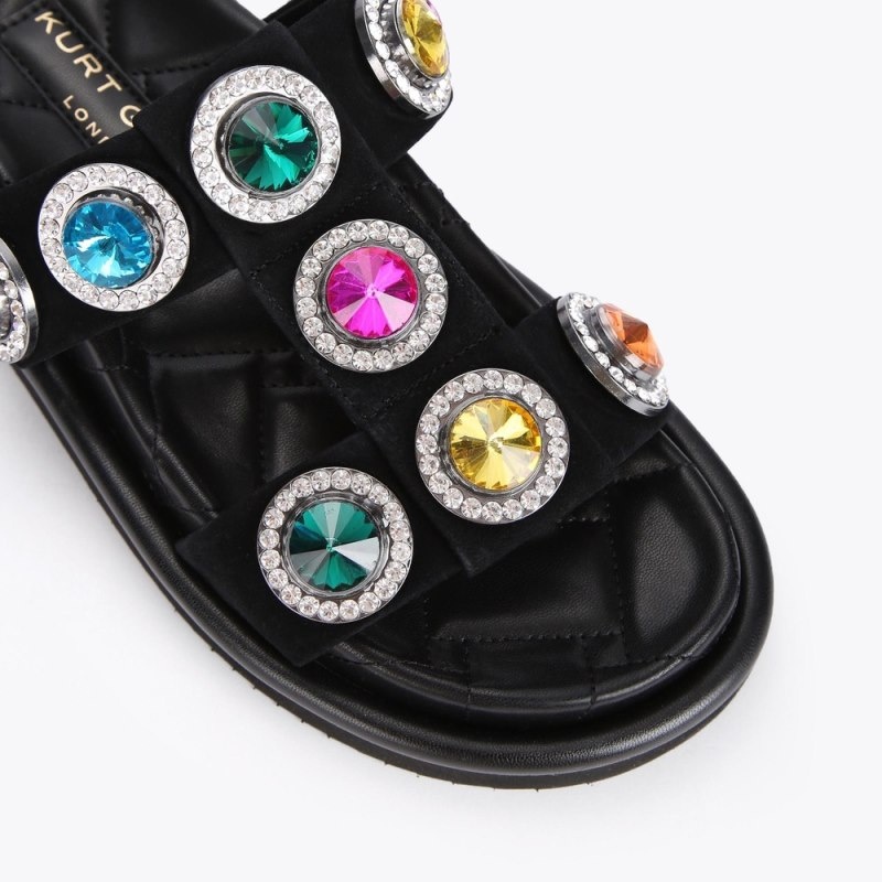 Kurt Geiger Orson Crystal Negrii | RZVK2123
