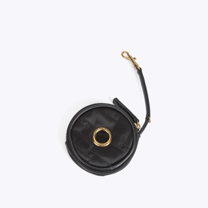 Kurt Geiger Pet Poo Bag Charm Negrii | EDPN0551