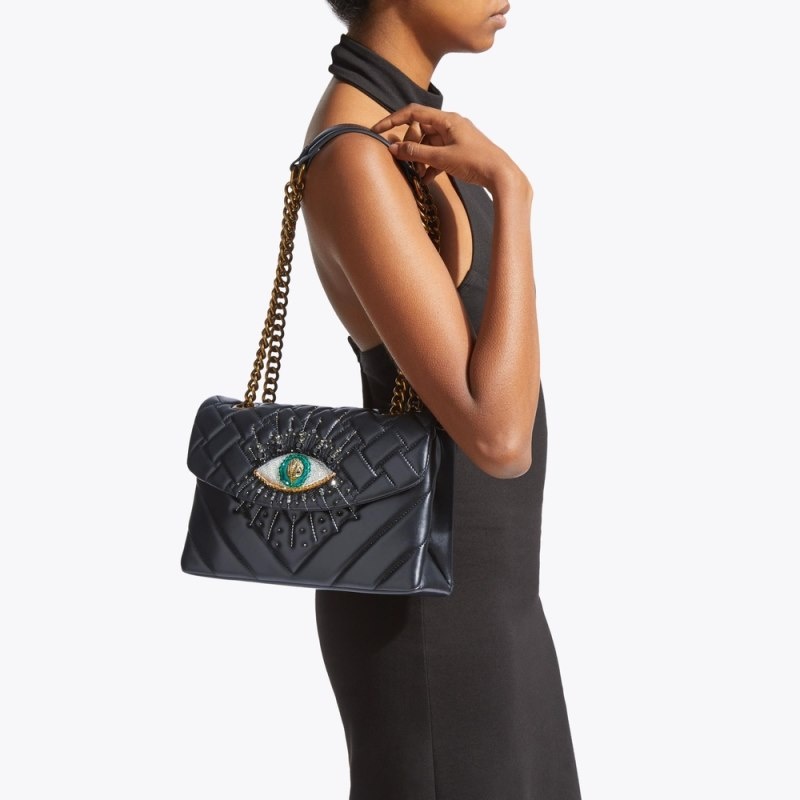 Kurt Geiger Piele Kensington Eye Negrii | YVSM5819