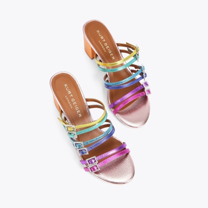 Kurt Geiger Pierra Heel Colorati | JQMJ8888