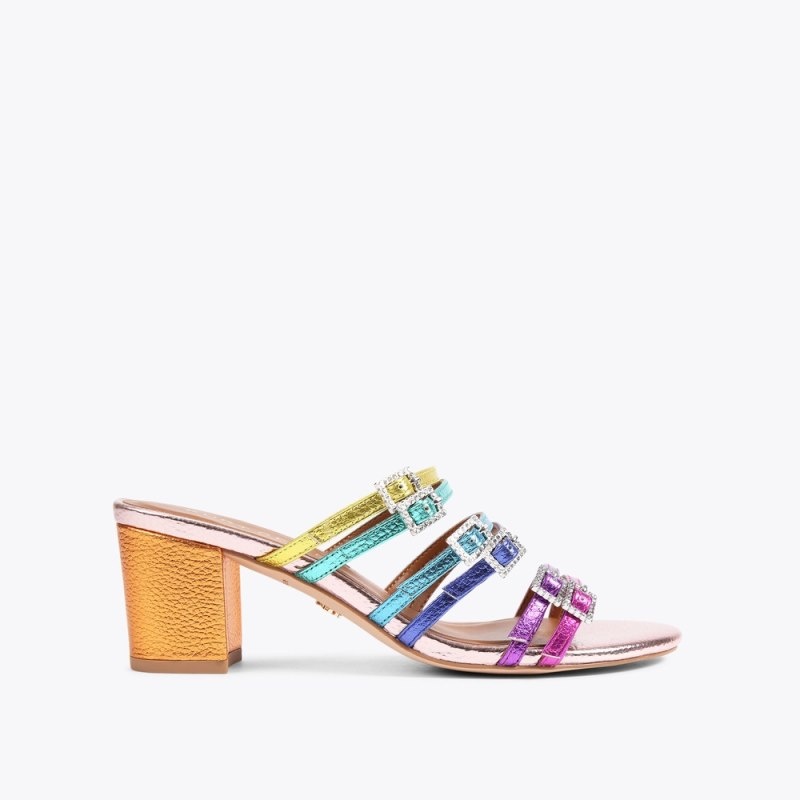 Kurt Geiger Pierra Heel Colorati | JQMJ8888