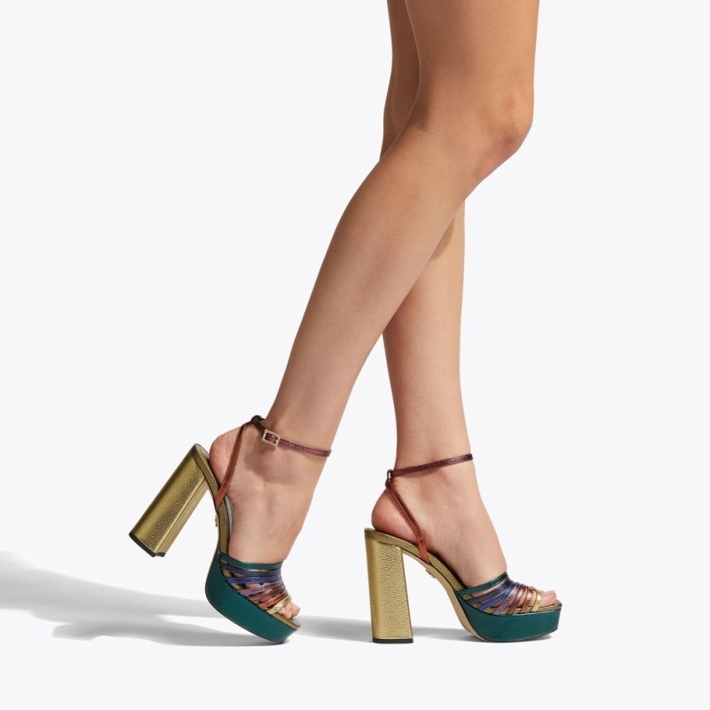 Kurt Geiger Pierra Platforma Colorati | VRNJ3661