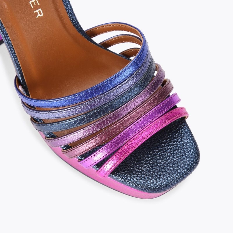 Kurt Geiger Pierra Platforma Sandal Violet | WMUW6085
