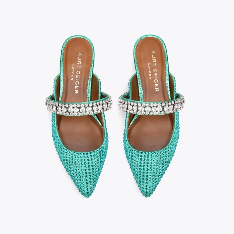 Kurt Geiger Princely Plati Turcoaz | YKAV3317