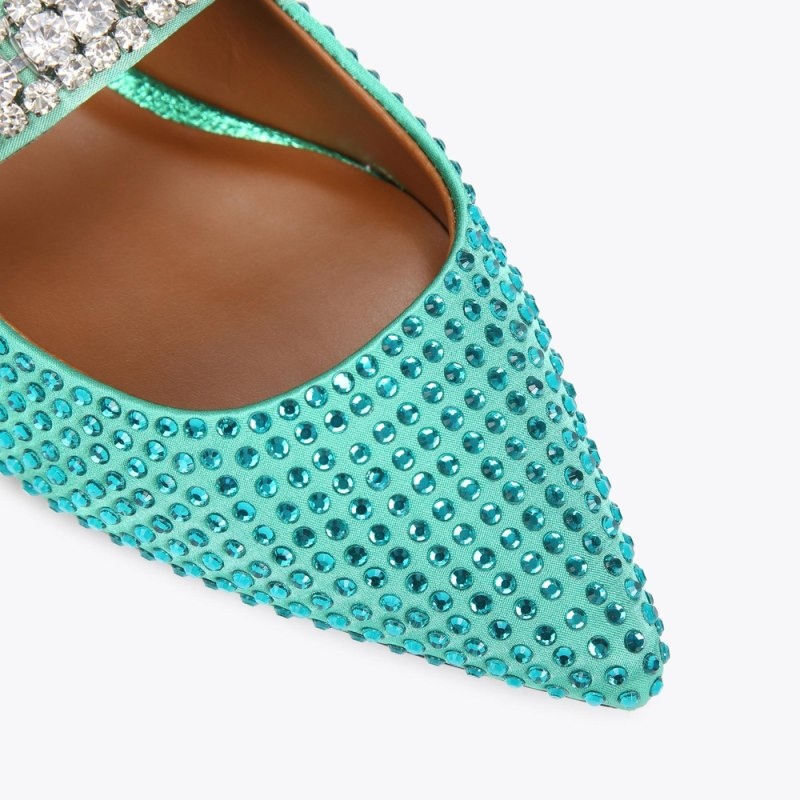 Kurt Geiger Princely Plati Turcoaz | YKAV3317