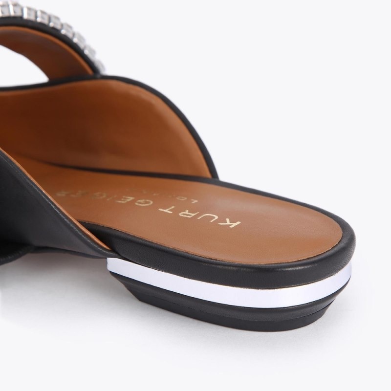 Kurt Geiger Princley Mule Negrii | QUIW1325