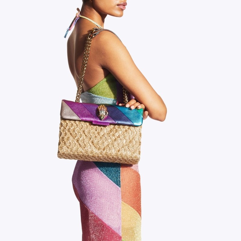 Kurt Geiger Raffia Kensington Colorati | GDQL5543