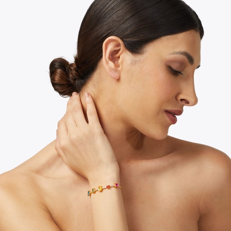 Kurt Geiger Rainbow Mix Bracelet Colorati | WWMO1178