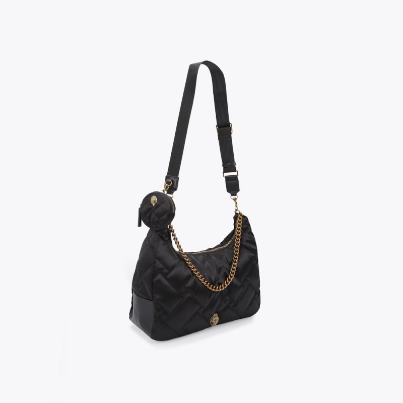 Kurt Geiger Recycled Large Hobo Negrii | EPYI3397