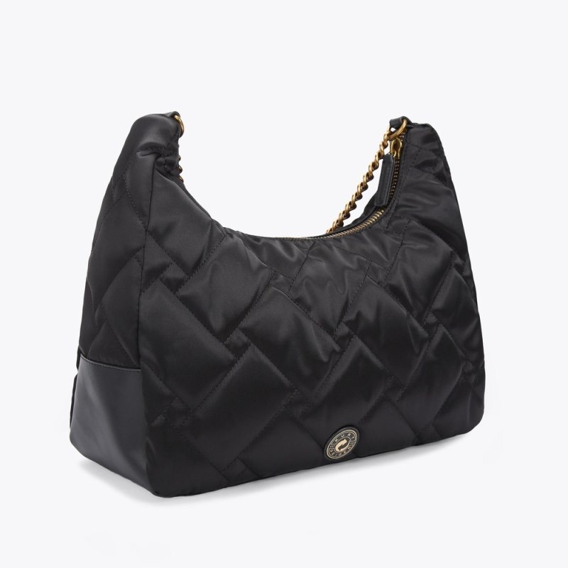 Kurt Geiger Recycled Large Hobo Negrii | EPYI3397