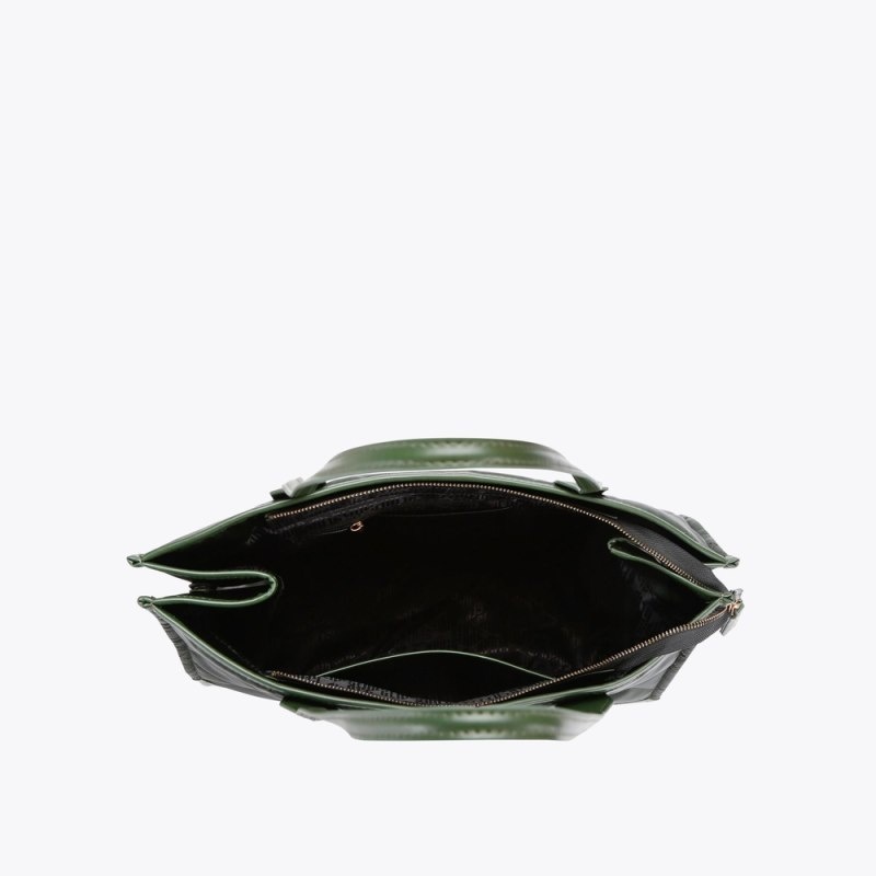 Kurt Geiger Recycled Square Verzi Inchis | KWUZ2888