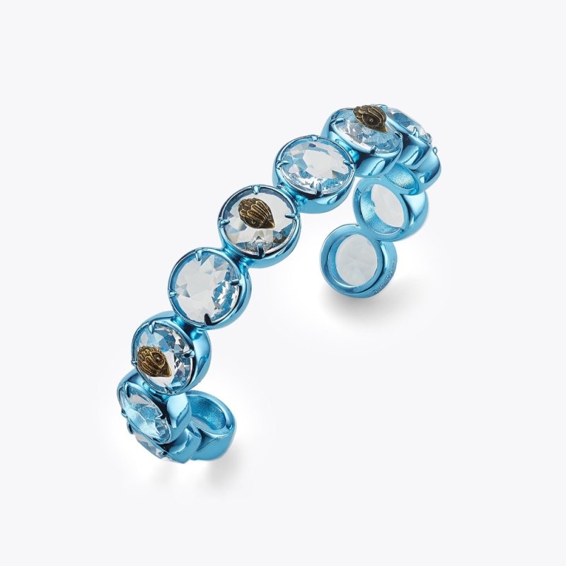 Kurt Geiger Round Stone Cuff Albastri | FYVA8896