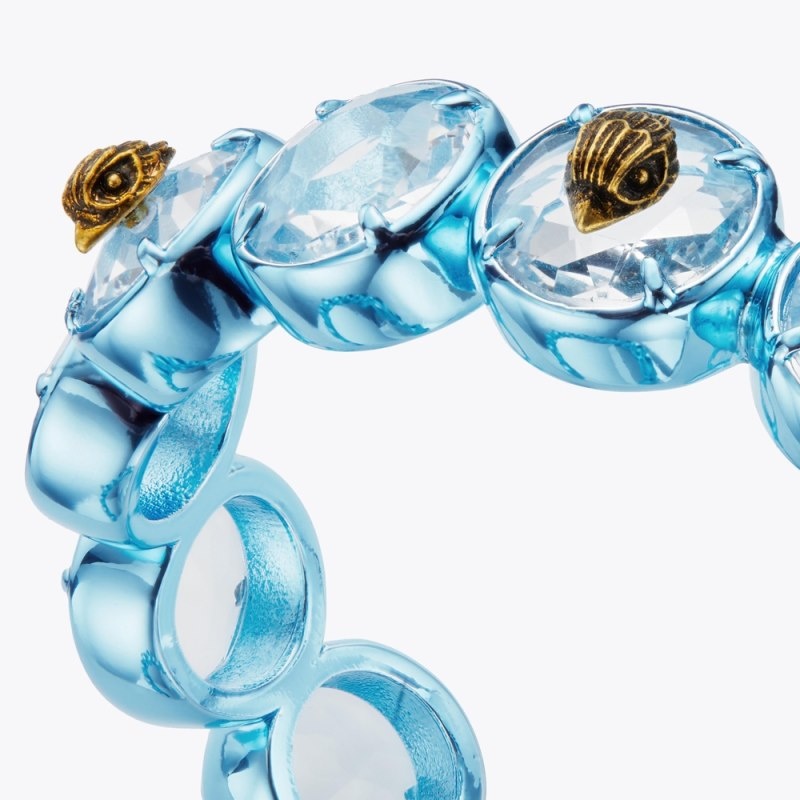 Kurt Geiger Round Stone Cuff Albastri | FYVA8896