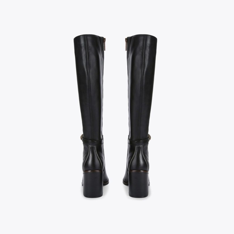 Kurt Geiger Shoreditch Block Heel Negrii | QKCS1003