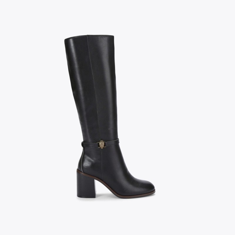 Kurt Geiger Shoreditch Block Heel Negrii | QKCS1003