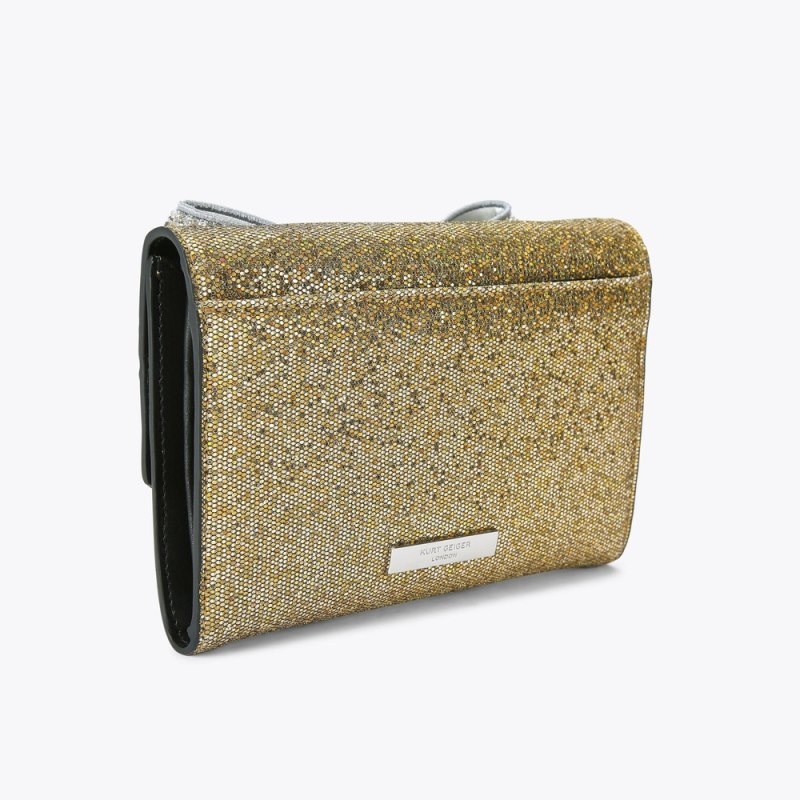 Kurt Geiger Shoreditch Bow Chain Wallet Aurii | JISH2530