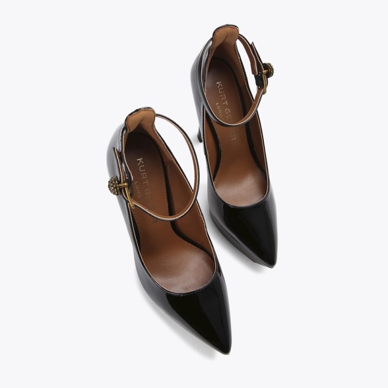 Kurt Geiger Shoreditch Platforma Court Negrii | XWEZ9600