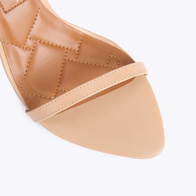 Kurt Geiger Shoreditch Sandal Tie Camel | XMLW7619