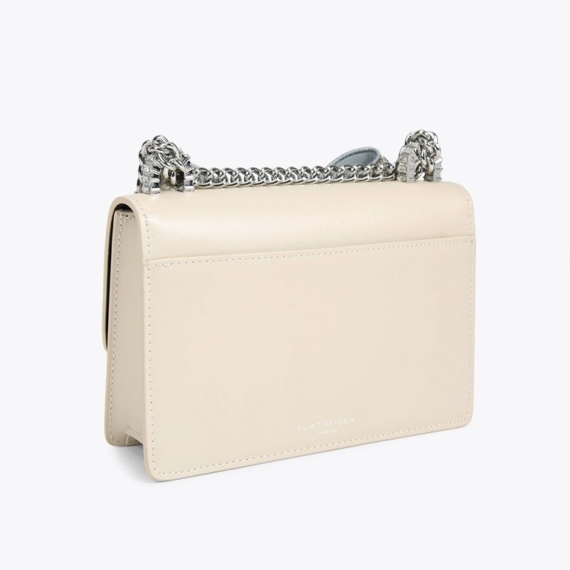 Kurt Geiger Small Bow Shoreditch Bone | VSPJ9223