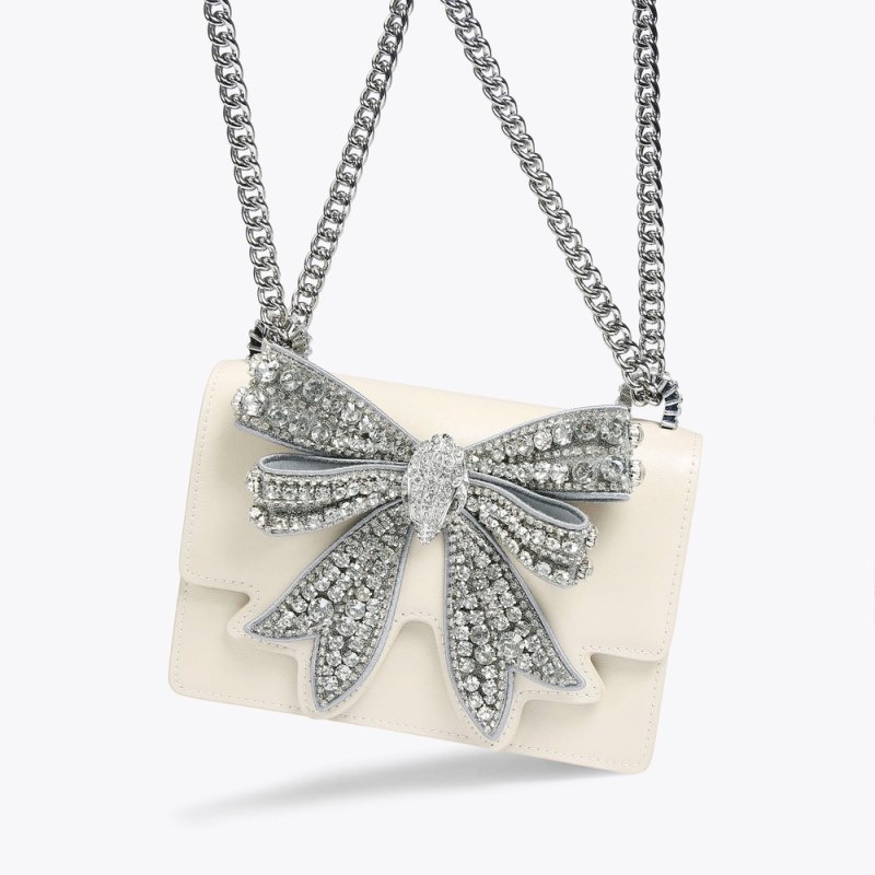 Kurt Geiger Small Bow Shoreditch Bone | VSPJ9223