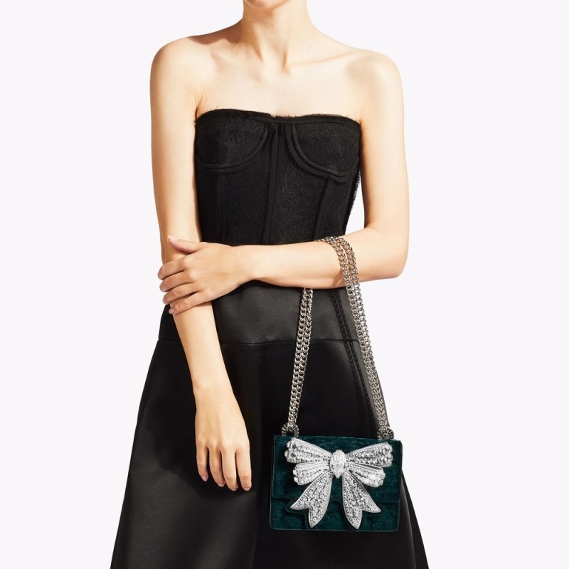 Kurt Geiger Small Bow Shoreditch Turcoaz | EVZR7538
