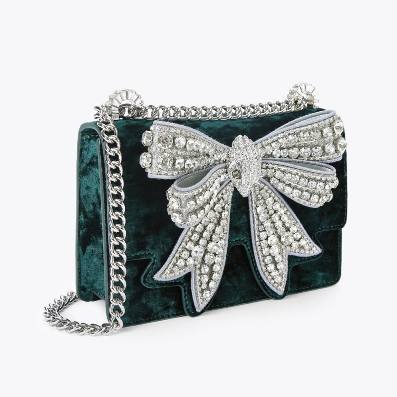 Kurt Geiger Small Bow Shoreditch Turcoaz | EVZR7538