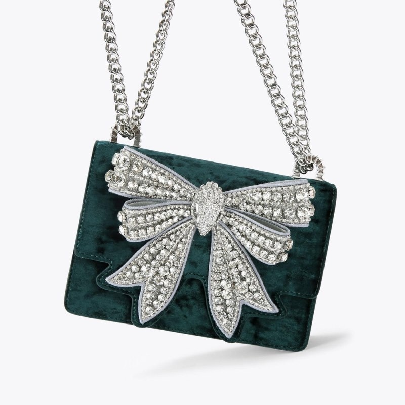 Kurt Geiger Small Bow Shoreditch Turcoaz | EVZR7538