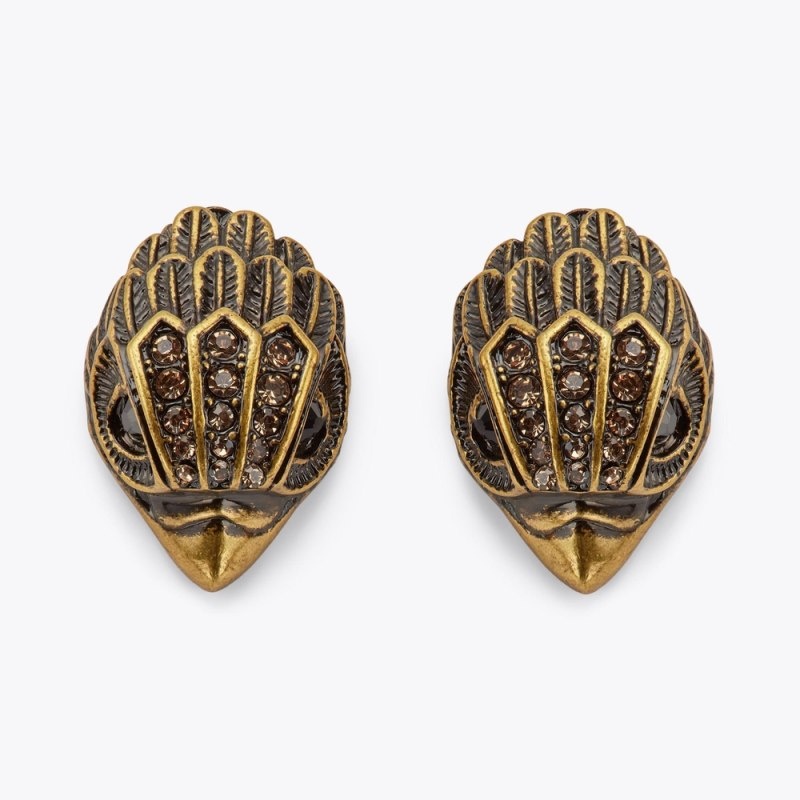 Kurt Geiger Small Eagle Earrings Aurii | QJYJ9590