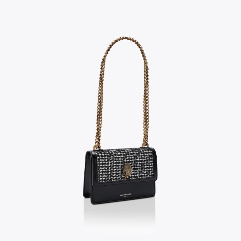 Kurt Geiger Small Fabric Shoreditch Negrii | LRPY1782