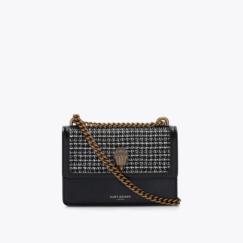 Kurt Geiger Small Fabric Shoreditch Negrii | LRPY1782