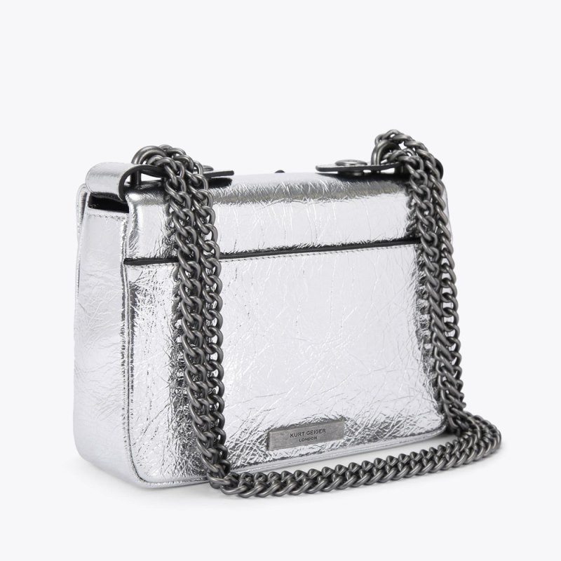 Kurt Geiger Small Hackney Argintii | KLZU8221