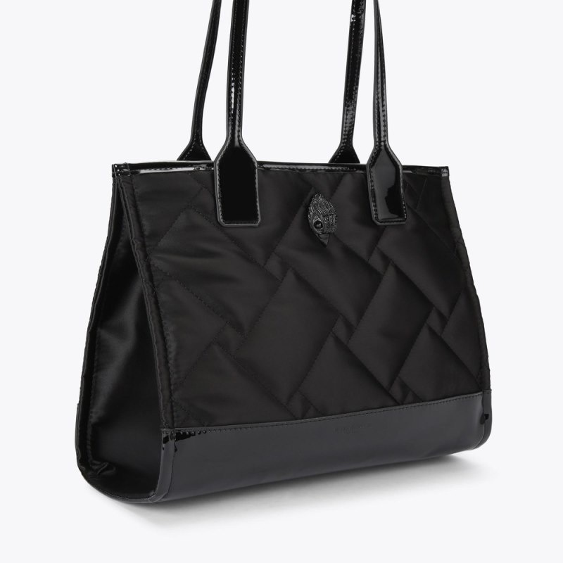 Kurt Geiger Small Recycled Drench Shopper Negrii | IZCC3675